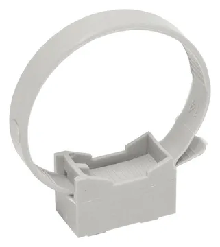 Держатель хомутный для труб со стяжкой d32-63 CFF2 сер. ELASTA IEK CTA10MP-CFF263-K41-100