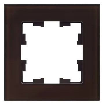 Рамка 1-м BRITE РУ-1-2-БрТБ стекло темн. бронза IEK BR-M12-G-K45