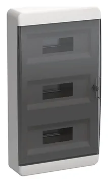 Корпус ЩРН-П-36 TEKFOR IP41 черн. прозр. дверь пластик. IEK TF5-KP12-N-36-41-K01-K03