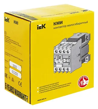 Контактор КМИ-22510 25А 24В/АС3 1НО KARAT IEK KKM21-025-024-10