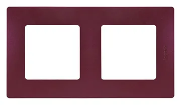Рамка 2-м СП Etika IP20 сливовый IEK 672562