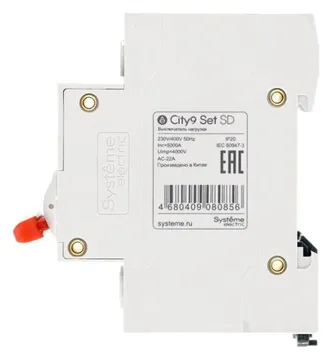 Выключатель нагрузки 3п 63А 400В City9 Set SE C9S16363