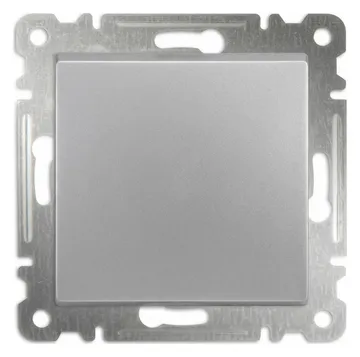 Выключатель 1-кл. СП Karea 10А IP20 механизм серебр. Makel 57065001