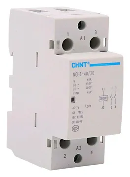 Контактор модульный NCH8-40/20 40А 2НО AC 220/230В 50Гц (R) CHINT 256081