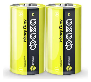 Элемент питания солевой D/R20 1.5В Heavy Duty Shrink-2 (уп.2шт) ФАZА 5002357