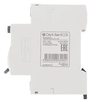 Выключатель дифференциального тока (УЗО) 2п 63А 30мА тип AC City9 Set 230В SE C9R36263