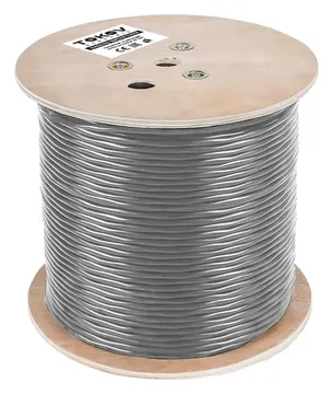 Кабель витая пара SF/UTP 4х2х24AWG(0.52мм) кат.5E PVC indoor Fluke tested 305м (м) PRO TOKOV ELECTRIC TKP-C06-SF/UTP-42-5E-305