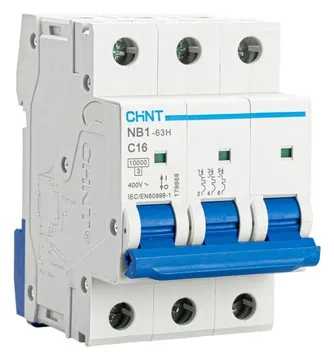 Выключатель автоматический модульный 3п C 16А 10кА NB1-63H (R) CHINT 179868