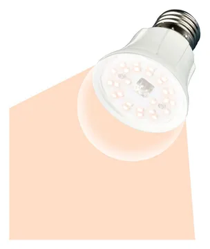 Лампа светодиодная LED-A60-10W/SPFR/E27/CL PLP01WH 10Вт A60 грушевидная прозрачная для растений (упак. картон) Uniel UL-00001820