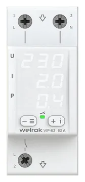 Реле напряжения VIP-63 многофункц. Welrok 4660251140335