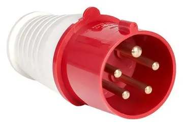 Вилка переносная 025 32А 3P+PE+N 380В IP44 EKF ps-025-32-380