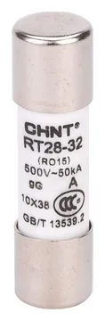 Вставка плавкая цилиндрическая RT28-32 25А 10х38 CHINT 520259