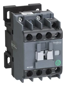 Контактор MC1E 3п 9А кат. 220В/230В AC 1НО+1НЗ SE MC1E09M7