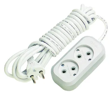 Удлинитель 2х5м без заземл. 10А IP20 Makel MGP104