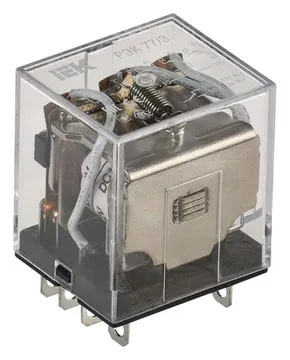 Реле РЭК 77-3 10А 12В DC IEK RRP10-3-10-012D