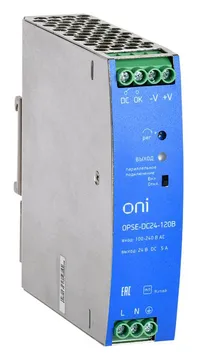 Блок питания OPSE 220В AC/24В DC 120Вт ONI OPSE-DC24-120B