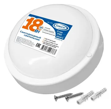 Светильник светодиодный ILED-SMD2835-СПП-18-1440-220-6.5-IP65-R ЖКХ IONICH 1471