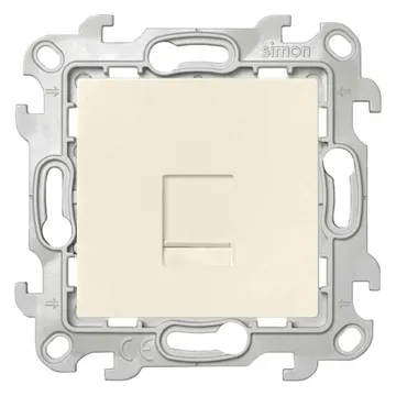 Розетка компьютерная СП Simon 24 RJ45 кат.5E UTP IP20 механизм сл. кость Simon 2410598-031