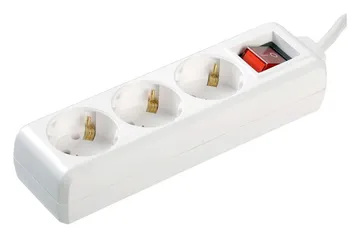 Удлинитель 3х3м с заземл. 16А IP20 У03К 2P+PE 250В ПВС 3х1 с выкл. IEK WYP10-16-03-03-ZK-N