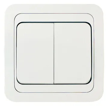 Выключатель 2-кл. СП Mimoza 10А IP20 бел./бел. Makel 12003