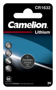 Элемент питания литиевый CR1632 BL-1 (блист.1шт) Camelion 5227