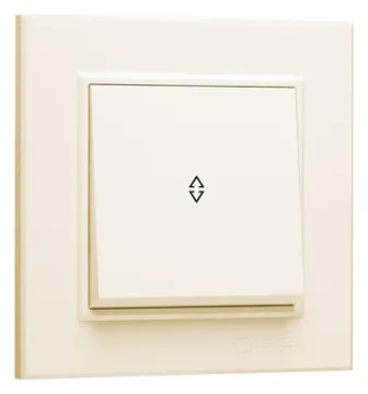 Переключатель 1-кл. СП Karea 10А IP20 крем. Makel 56010005