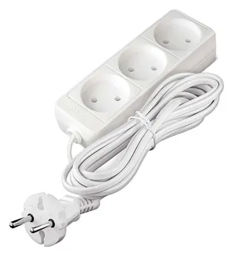 Удлинитель 3х3м без заземл. 6А IP20 1.3кВт ШВВП Союз 481S-0303