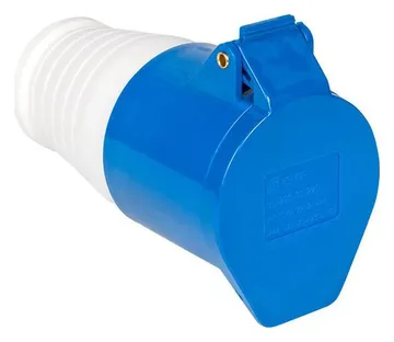 Розетка кабельная 32А 220В 2Р+РЕ IP44 (223) EKF ps-223-32-220