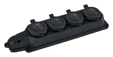 Колодка удлинителя 4-м 16А с заземл. каучук TOKOV ELECTRIC TKE-C05-KK4-Z