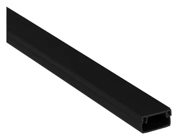 Кабель-канал 40х25 L2000 пластик Plast черн. EKF kk-40-25b