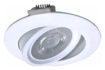 Светильник светодиодный Downlight RR 7Вт 180-265В 6400К кругл. поворотн. панель бел. КОСМОС KDownRR7W4600K