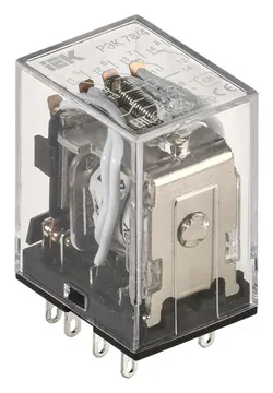 Реле РЭК 78-4 3А 12В DC IEK RRP20-4-03-012D