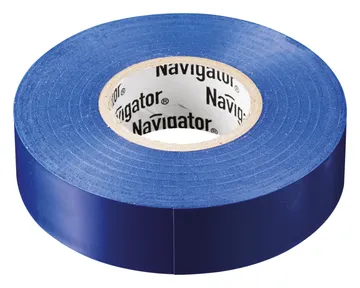 Изолента ПВХ 19мм (рул.20м) син. NIT-A19-20/B Navigator 71114