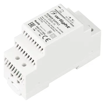 Блок питания ARV-DR30-24 24В 1.25А 30Вт IP20 DIN-рейка Arlight 031085