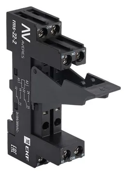 Разъем для реле РM slim 22/2 AVERES EKF rms-22-2