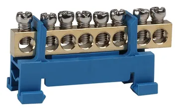 Шина нулевая тип Стойка OptiKit BB-S-N-DIN-8-6х9 син. КЭАЗ 277831