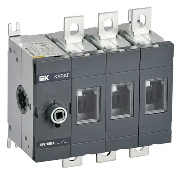 Выключатель-разъединитель ВРК 3п 160А без рукоятки KARAT IEK KA-VR10-3-0160