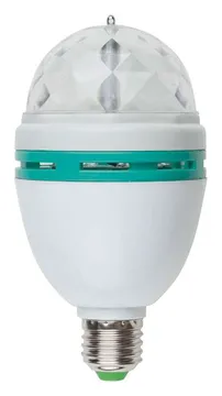 Светильник-проектор светодиод. ULI-Q301 03W/RGB/E27 WHITE VOLPE 09839