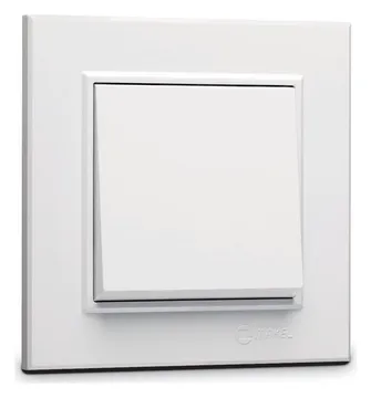 Переключатель 1-кл. СП Karea 10А IP20 бел. Makel 56001005