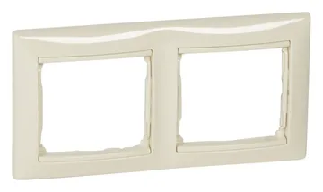 Рамка 2-м СП Valena IP20 горизонт. сл. кость IEK 774352