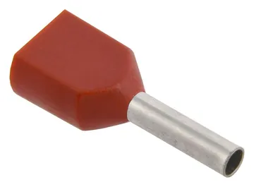 Наконечник НШВИ(2) 0.75-8 темн. красн. (уп.100шт) IEK UTE10-D75-100
