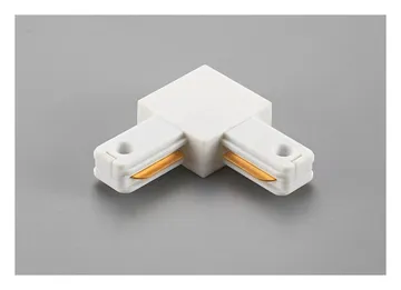 Коннектор L-образный PTR P CL-WH пластик бел. JazzWay 5052093