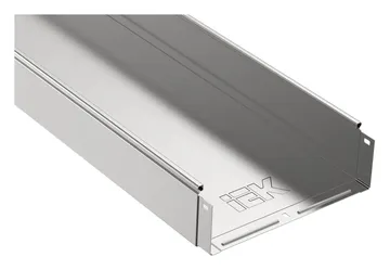 Лоток листовой неперфорир. 300х100 L3000 сталь 1мм IEK CLN10-100-300-3