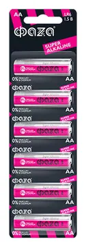Элемент питания алкалиновый AA/LR6 1.5В Super Alkaline BL-6 (уп.6шт) ФАZА 5002043