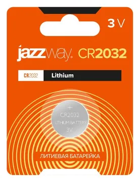 Элемент питания литиевый CR2032 3В BL-1 (блист.1шт) JazzWay 2852892