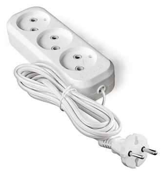 Удлинитель 3х3м без заземл. 6А IP20 У6-639 ШВВП 2х0.75 UNIVersal 9631933