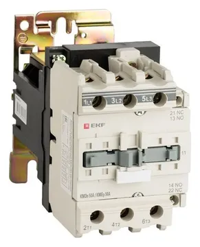 Контактор КМЭп-5 50А кат. 220В DC 1НО+1НЗ EKF ctr-s-50-220-nc-no-p