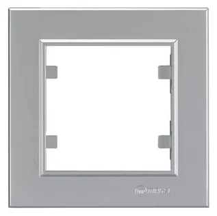 Рамка 1-м Karea горизонт. сереб. Makel 56065701