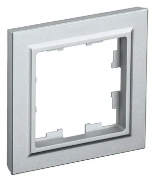 Рамка 1-м BRITE РУ-1-БрА алюм. IEK BR-M12-K47