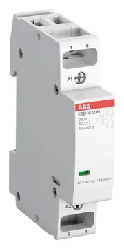 Контактор ESB16-20N-06 модульный (16А АС-1 2НО) катушка 230В AC/DC ABB 1SBE111111R0620